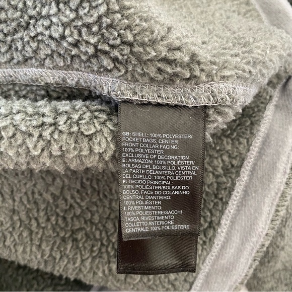 The North Face Crescent Toggle Hooded Technical Knit Pullover Sweater Gray: M - Picture 7 of 9